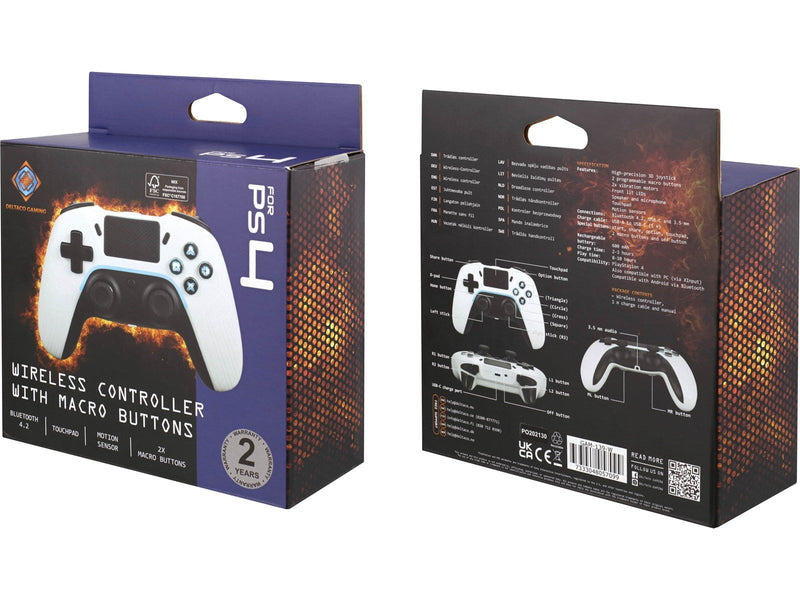 Deltaco GAM-139-W - Wireless Controller - Sony PlayStation 4