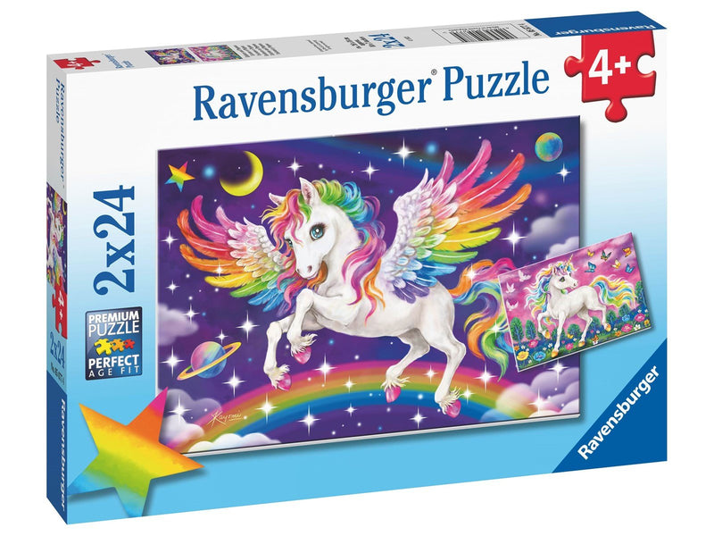 Ravensburger Unicorn and Pegasus 2x24p