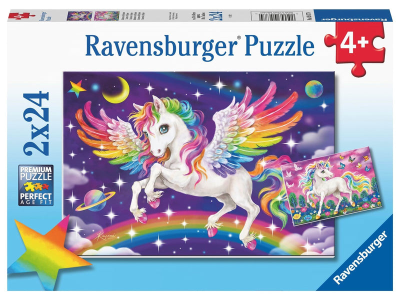 Ravensburger Unicorn and Pegasus 2x24p