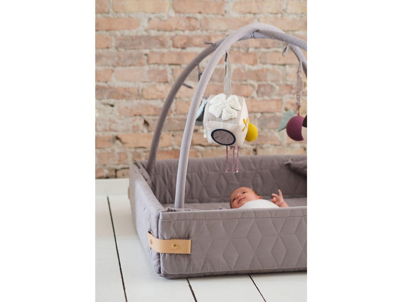 Filibabba Activity nest - Soft quilt dark grey