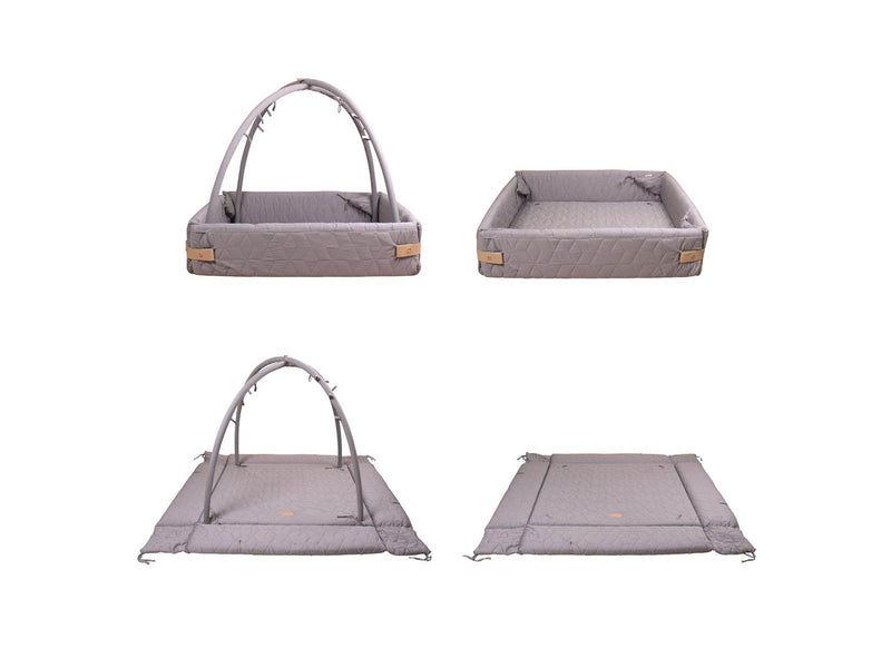 Filibabba Activity nest - Soft quilt dark grey