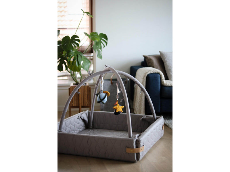 Filibabba Activity nest - Soft quilt dark grey