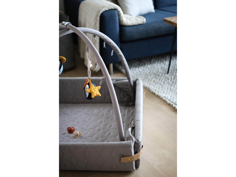Filibabba Activity nest - Soft quilt dark grey