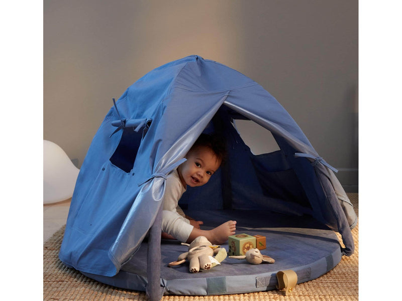 Filibabba Loui multi mattress - Warm Blue