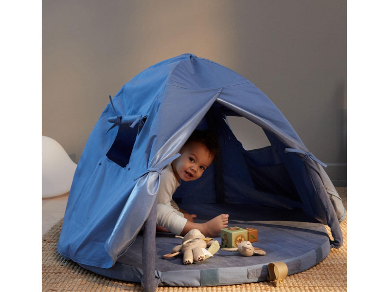 Filibabba Loui multi mattress - Warm Blue