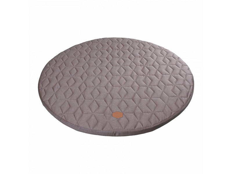 Filibabba Play mat - Soft quilt dark grey