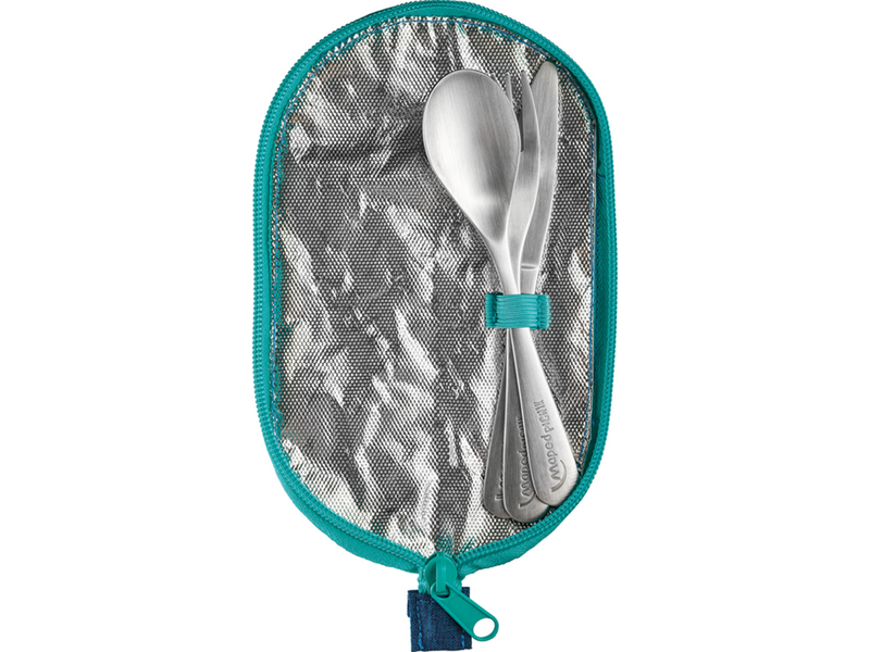 Maped Picnik Kids collection Cutlery case parts in Stainless steel. 3 pcs.