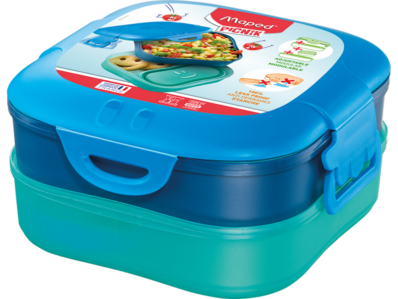 Maped Picnik Kids collection Lunch box 3-in-1. BPA free. Dishwasher safe
