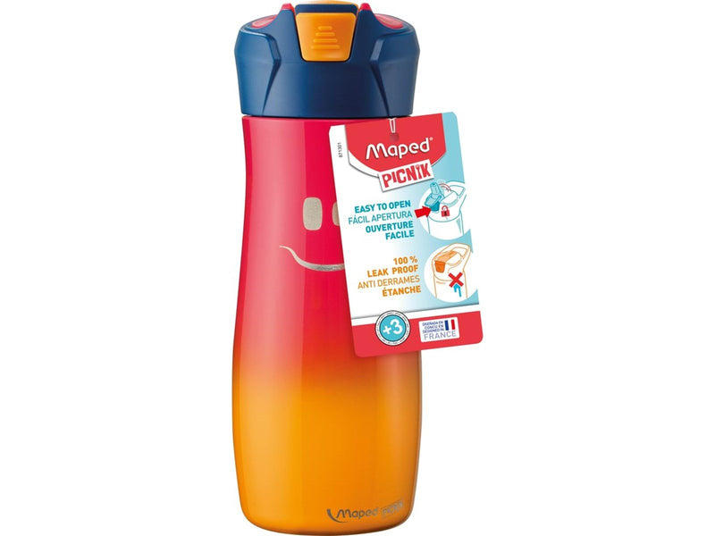 Maped Picnik Kids collection Waterbottle Stainless steel. 19.6 oz/ 580 ml