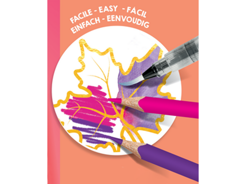 Maped Creativ Aqua Art - Maxi set.. Contents 5 sheets 18 colour pencils and 1 brush