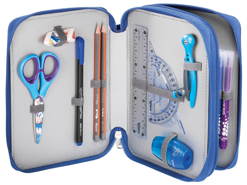 Maped Pencil case dobbel Pirates with content 34 items