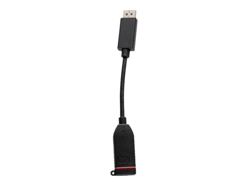 C2G Universal 4K HDMI Dongle Adapter Ring with Color Coded Mini DisplayPort DisplayPort and USB-C - video adapter kit - Mini Dis