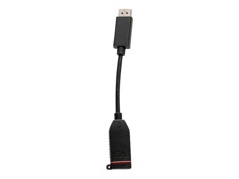 C2G Universal 4K HDMI Dongle Adapter Ring with Color Coded Mini DisplayPort DisplayPort and USB-C - video adapter kit - Mini Dis