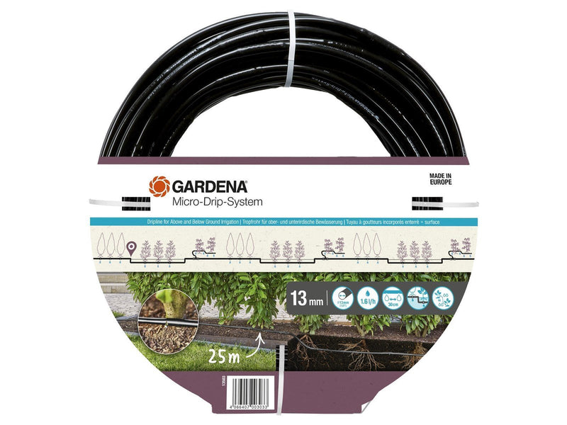 Gardena Ober- und unterirdisches Tropfrohr für Büsche/Hecken (25 m)