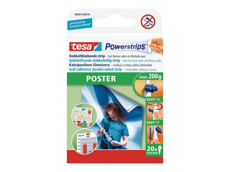 tesa Powerstrips Poster