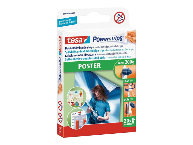tesa Powerstrips Poster