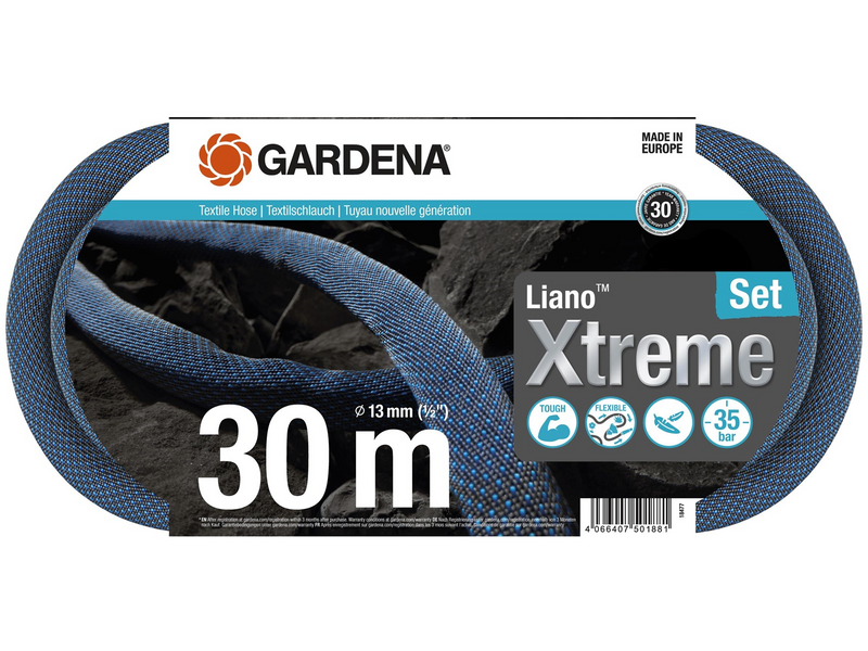Gardena Textilschlauch Liano™ Xtreme 30 m Set