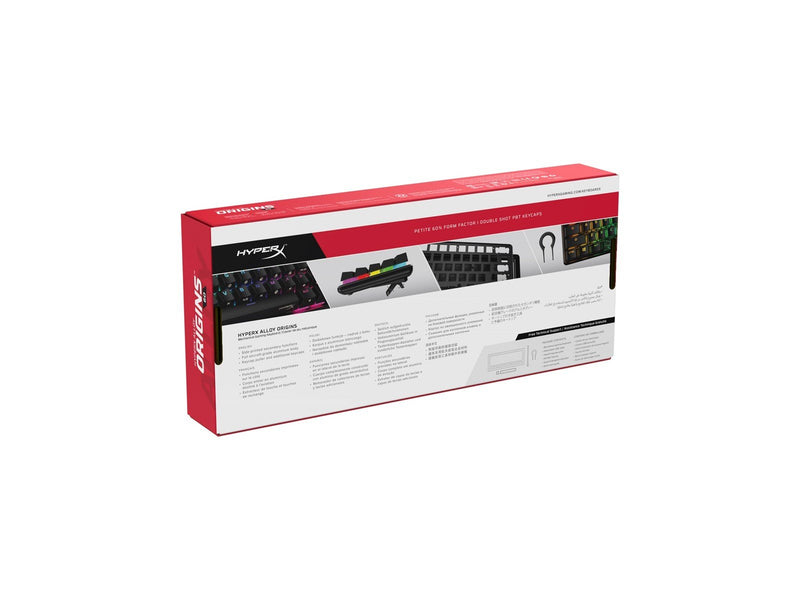 HyperX Alloy Origins 60 - Gaming Tastaturen - US-Englisch - Schwarz