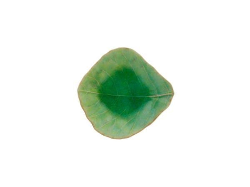 Costa Nova Mini bowl leaf Riviera 11 x 10 x 3 cm Green/Black Ceramic