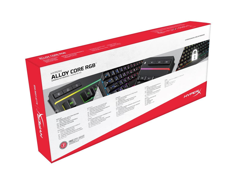 HyperX Alloy Core RGB - Französisch - Schwarz