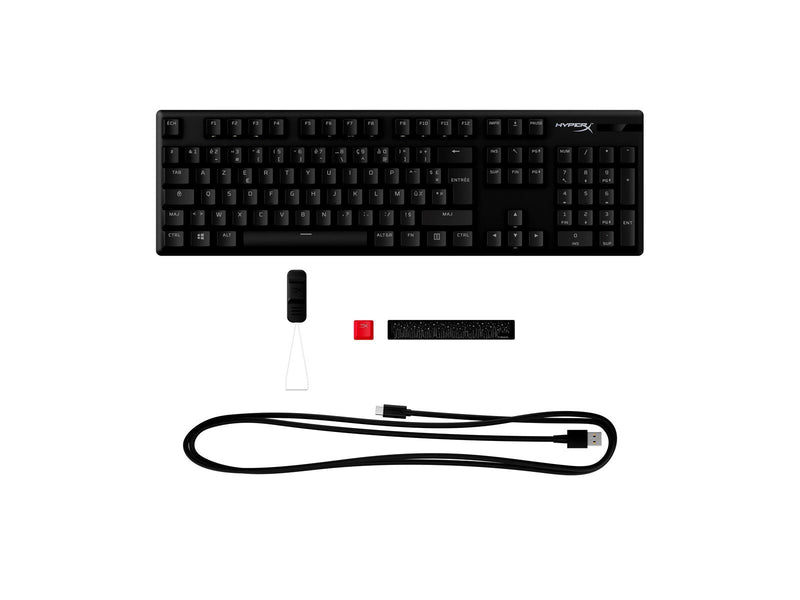 HyperX Alloy Origins PBT - Französisch - Schwarz