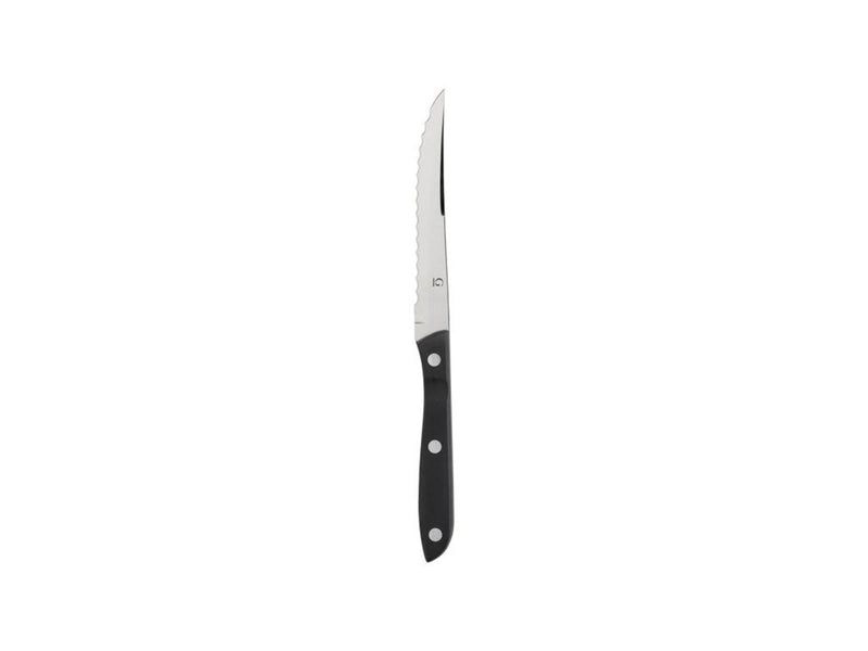 Gense Steak knife Old Farmer black 22 cm Black/Steel