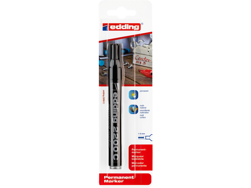 Edding e-2200 C permanent marker black