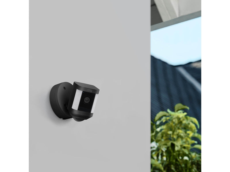 Ring Spotlight Cam Plus, Battery, Black