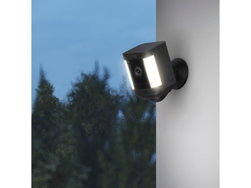 Ring Spotlight Cam Plus, Battery, Black
