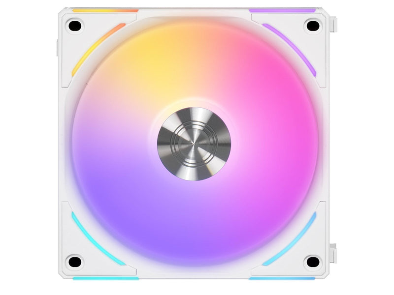 Lian Li UNI FAN AL120 V2 - Gehäuselüfter - 120mm - Weiß mit RGB-Beleuchtung - 29 dBA