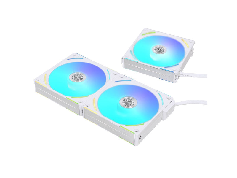 Lian Li UNI FAN AL120 V2 - Gehäuselüfter - 120mm - Weiß mit RGB-Beleuchtung - 29 dBA