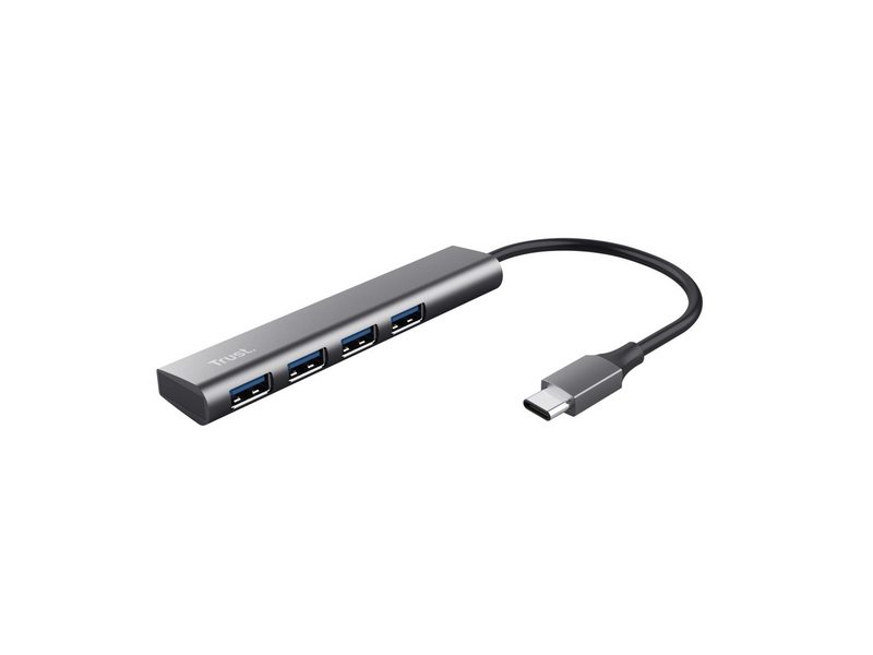 Trust Halyx USB-C To 4 Port USB-A 3.2 Gen1 Hub