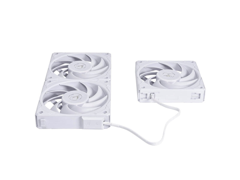 Lian Li UNI FAN P28 - 3-pack - Gehäuselüfter - 120mm - Weiß - 32 dBA