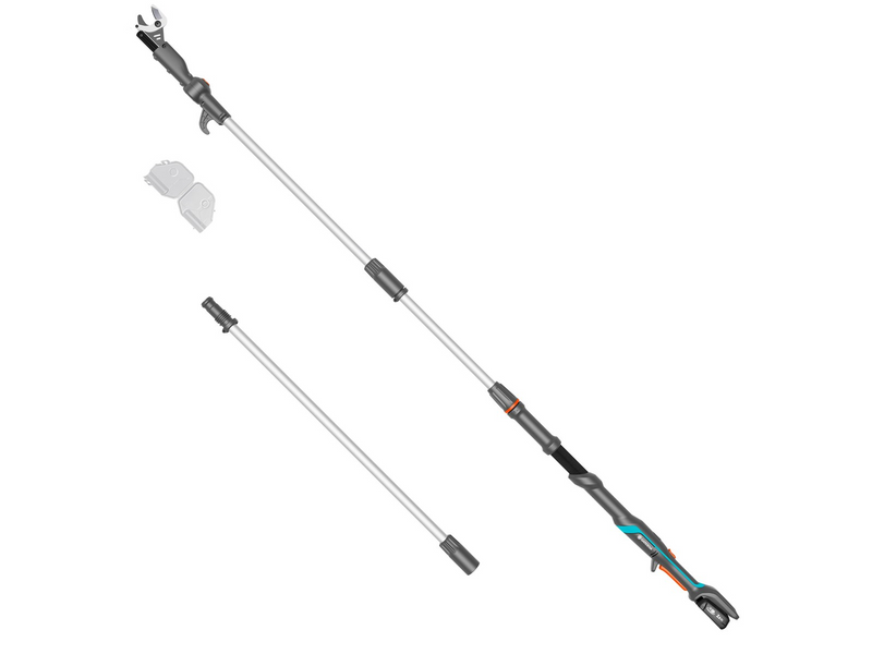 Gardena Akku-Teleskop-Baumschere HighCut 360/18V P4A Ready-To-Use Set