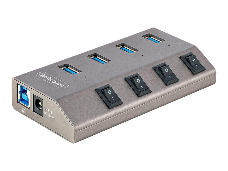 StarTech.com 5G4AIBS-USB-HUB-EU USB-Hubs - 4 - Grau