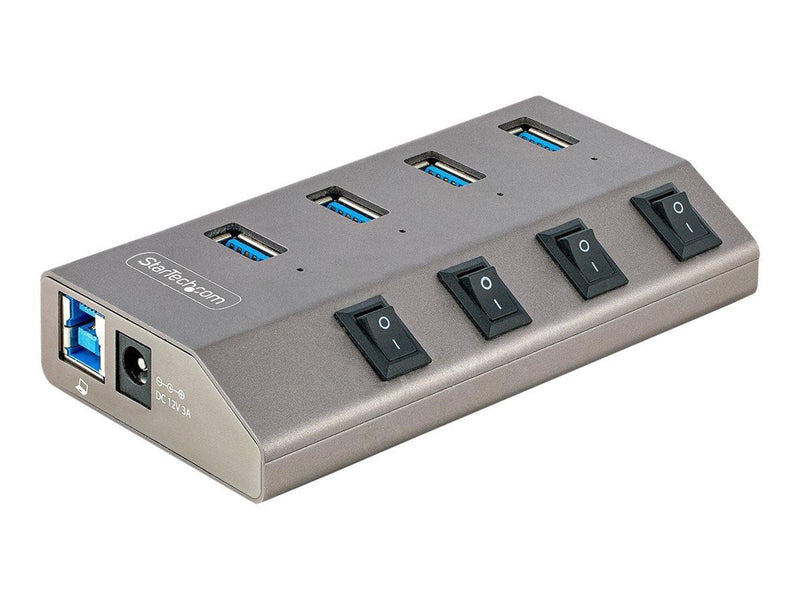 StarTech.com 5G4AIBS-USB-HUB-EU USB-Hubs - 4 - Grau