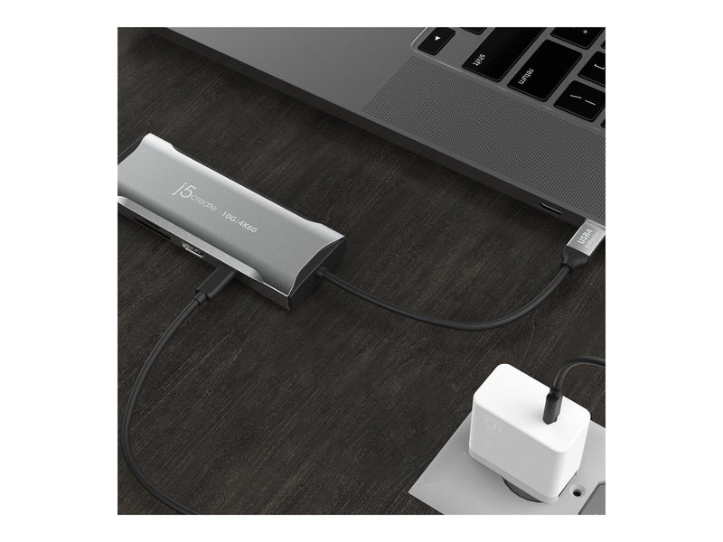 j5create JCD393-N - 4K60 Elite USB-C 10Gbps Mini Dock