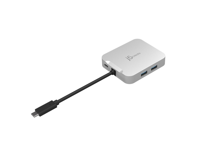 j5create 5-in-1 Multi-Port Adapter (with Ethernet and PD)