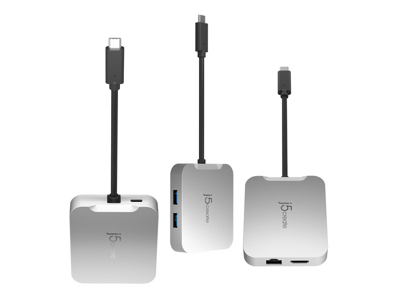 j5create 5-in-1 Multi-Port Adapter (with Ethernet and PD)