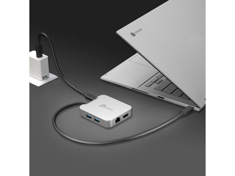j5create 5-in-1 Multi-Port Adapter (with Ethernet and PD)