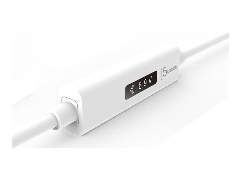 j5create USB-C Dynamic Power Meter Charging Cable