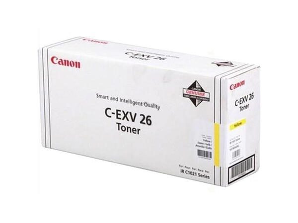 Canon Original Toner C-EXV26 4er-Set schwarz, cyan, magenta, gelb 6.000 Seiten