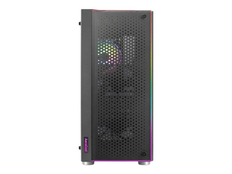 AeroCool Skribble - mid tower - ATX - Gehäuse - Tower - Schwarz