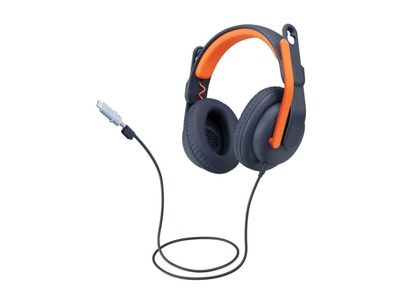 Logitech Zone Learn Over-Ear Wired Headset for Learners 3.5mm AUX - headset