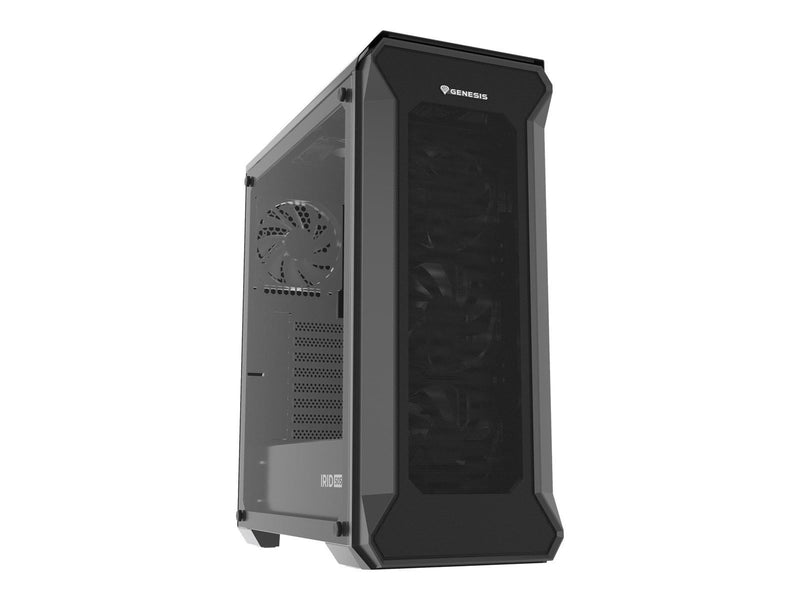 Natec Genesis IRID 505F - Gehäuse - Tower - Schwarz