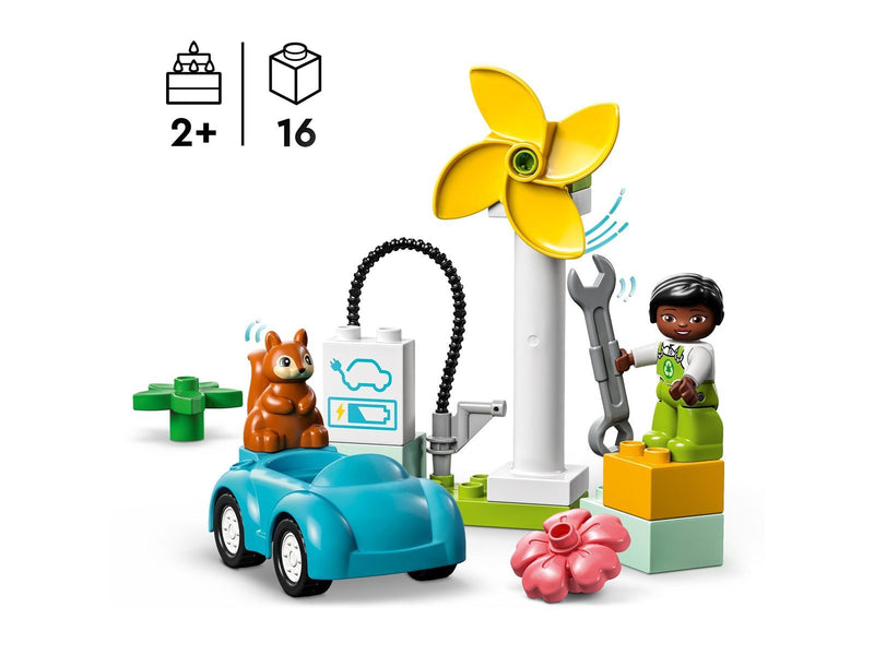 LEGO DUPLO 10985 Windrad und Elektroauto