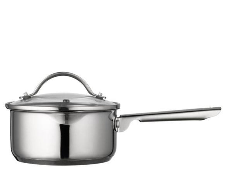 Funktion Pot set with lid 6 pieces 18/8 steel
