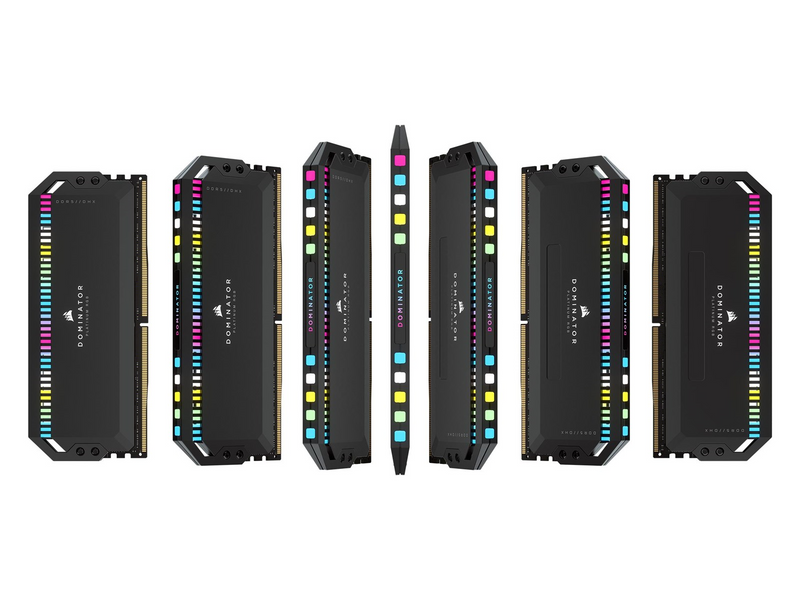 Corsair Dominator Platinum RGB DDR5-6400 - 64GB - CL32 - Dual Channel (2 pcs) - Intel XMP - Schwarz mit RGB