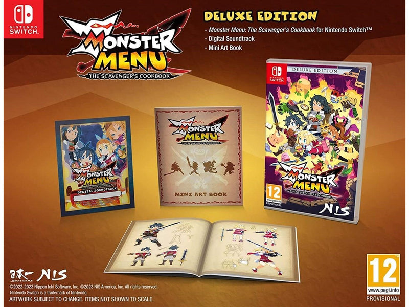 Monster Menu: The Scavenger's Cookbook (Deluxe Edition) - Nintendo Switch - RPG - PEGI 12