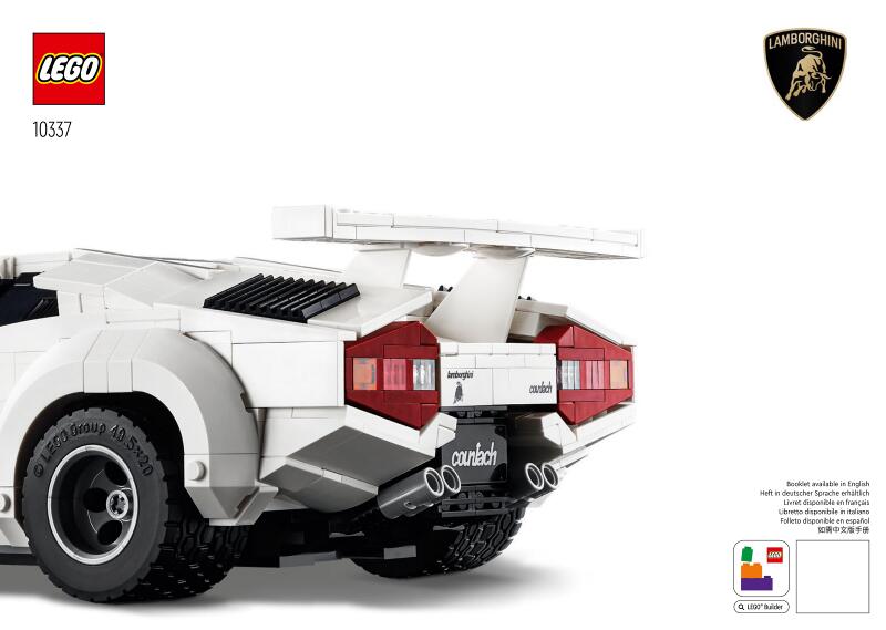LEGO® Icons Lamborghini Countach 5000 Quattrovalvole